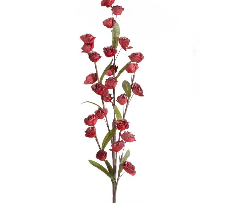 Kwiat sztuczny Flore 863 czerwony O 4 x 90 cm – do wysokiego wazonu