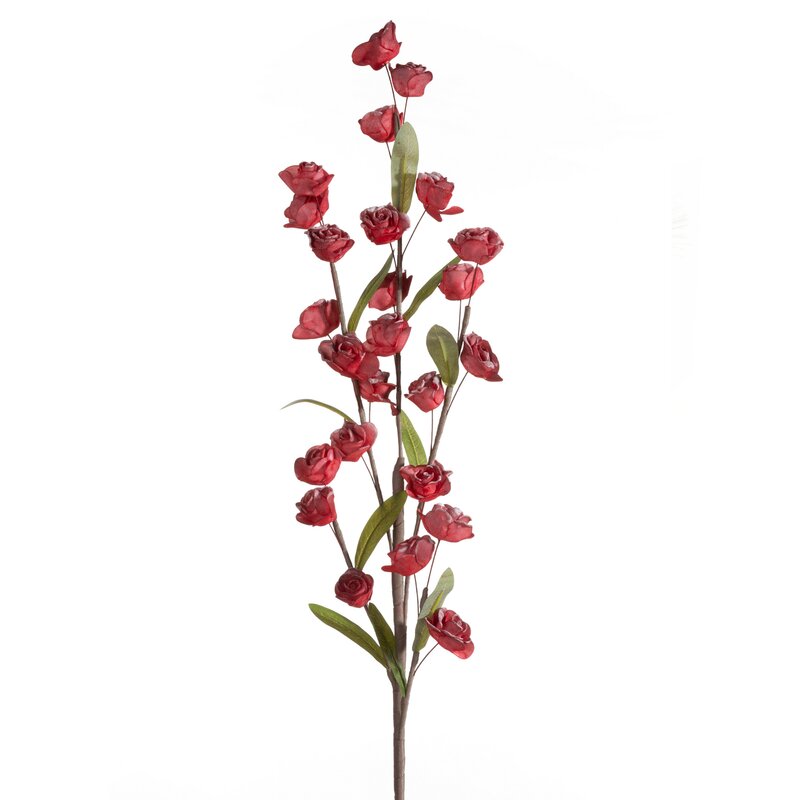 Kwiat sztuczny Flore 863 czerwony O 4 x 90 cm – do wysokiego wazonu