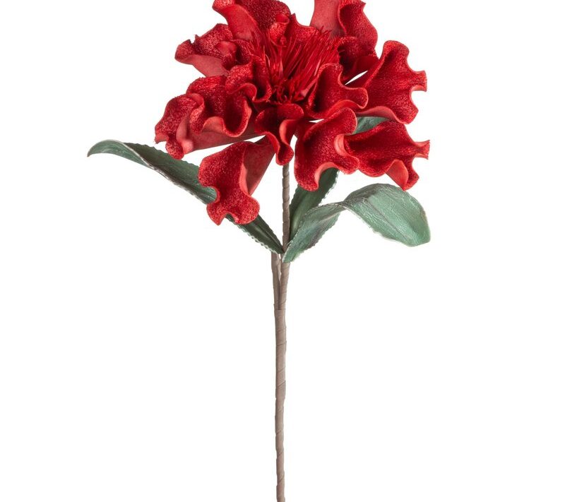 Kwiat sztuczny Flore 873 czerwony O 30 X 75 cm – ożywia wnętrze