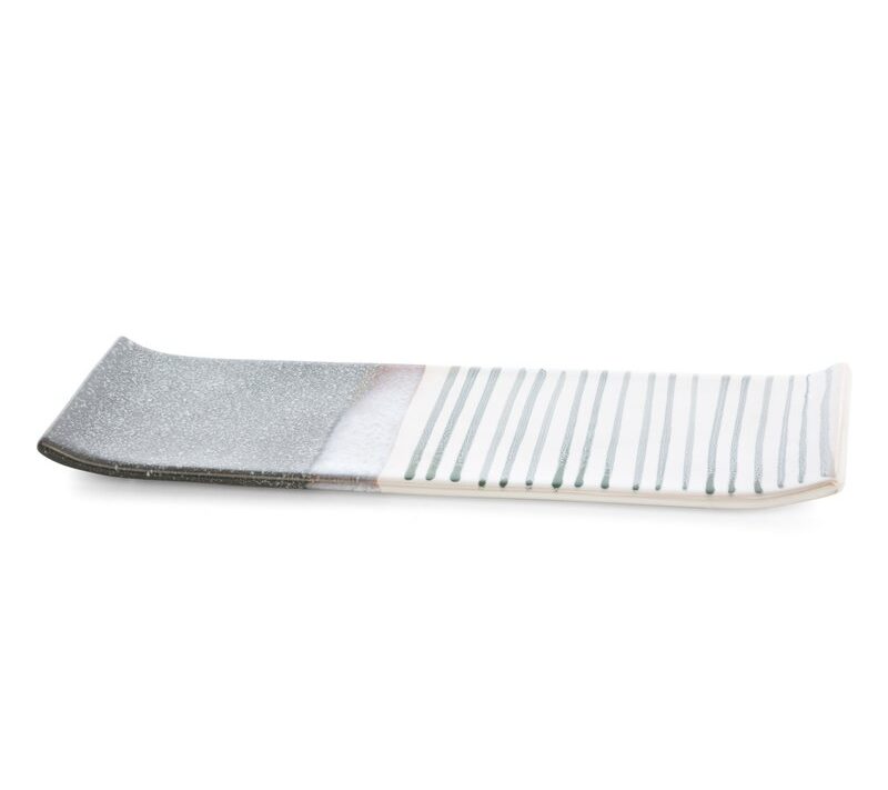 Patera dekoracyjna VIKI (01) biała 39 X 12 X 3 CM – na drobne dekoracje