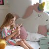 Łóżko Dziecięce Unicorn Legs Basic - Rosnące Łóżko Z Zagłówkiem W Kształcie Jednorożca