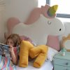 Łóżko Dziecięce Unicorn Box Basic - Łóżko Z Pojemnikiem I Zagłówkiem W Kształcie Jednorożca