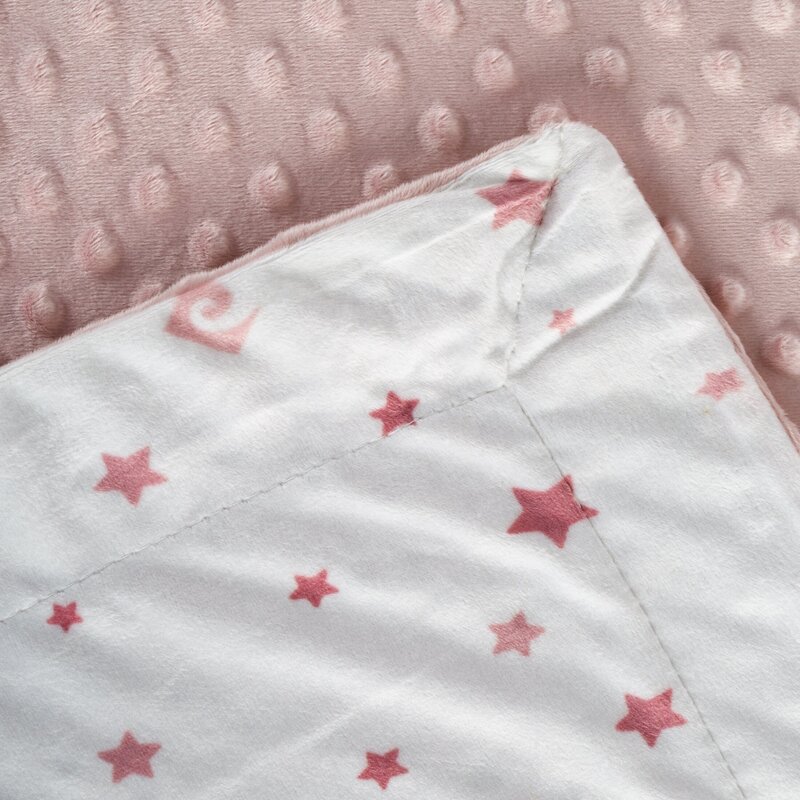Koc dziecięcy Pierre Cardin BABY5 różowy 110 X 140 cm – miękki i przytulny