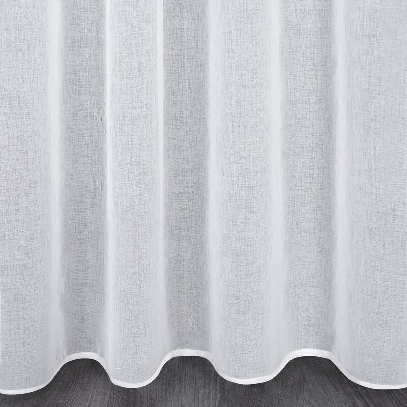Firana gotowa Elpidia biała 140 X 270 CM – zapewnia prywatność