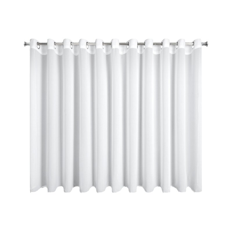 Firana gotowa Debra biała 400 X 160 cm – gładka i lekka