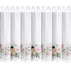 Zazdrostka Flowery na taśmie biała 150 X 60 cm – z nadrukiem roślinnym