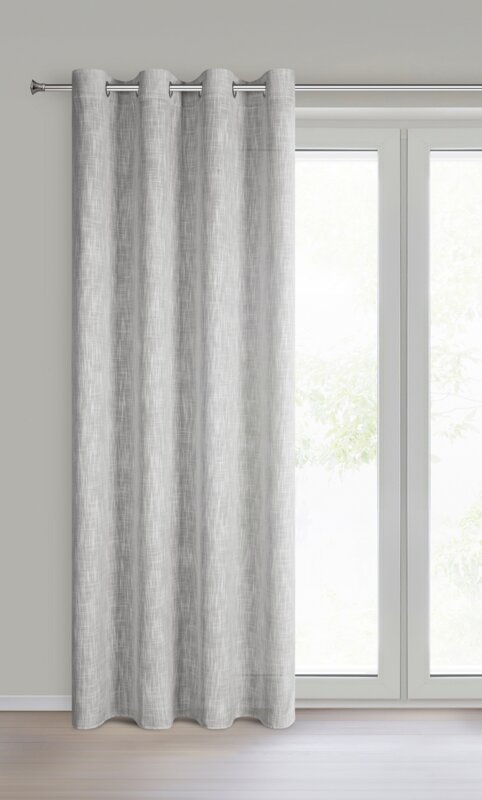 Zasłona gotowa Madi beżowa 140 X 250 CM – w stylu eko