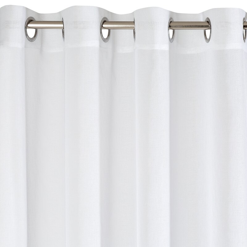 Firana gotowa Esim biała 140 X 250 cm – łatwa w prasowaniu