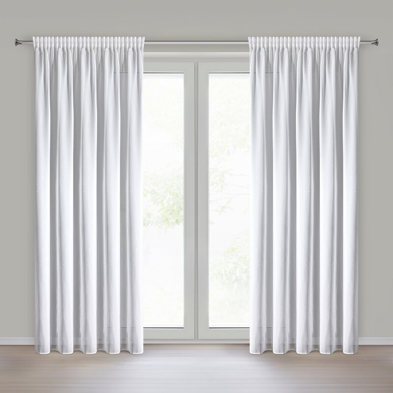 FIRANA GOTOWA ARIADNA 1 NA TAŚMIE 140 X 250 CM BIAŁY