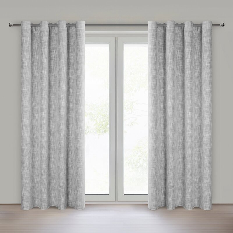 Zasłona gotowa MADI stalowa 140 X 250 CM – trwała i praktyczna