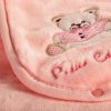 Koc Pierre Cardin Baby6 różowy 80 X 90 CM – miękki i delikatny