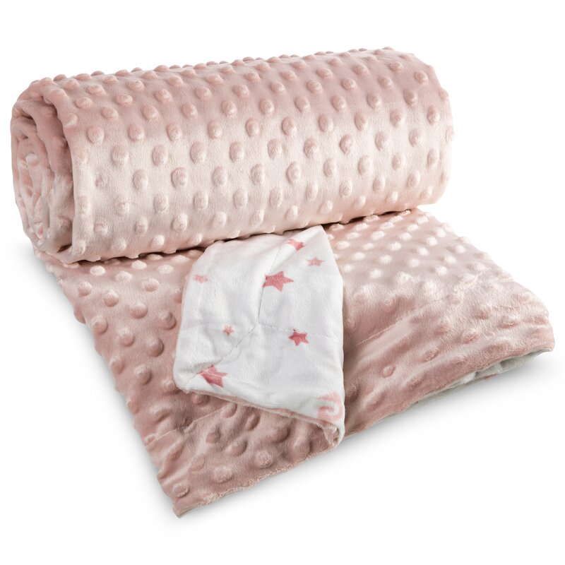 Koc dziecięcy Pierre Cardin BABY5 różowy 110 X 140 cm – miękki i przytulny