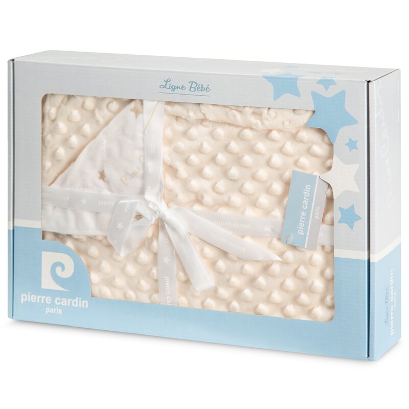 Koc dziecięcy Pierre Cardin BABY5 beżowy 110 X 140 cm – miękki i delikatny