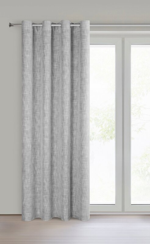 Zasłona gotowa MADI stalowa 140 X 250 CM – trwała i praktyczna