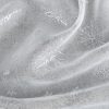 Firana gotowa świąteczna Snow biała 140 X 250 cm – z błyszczącym nadrukiem