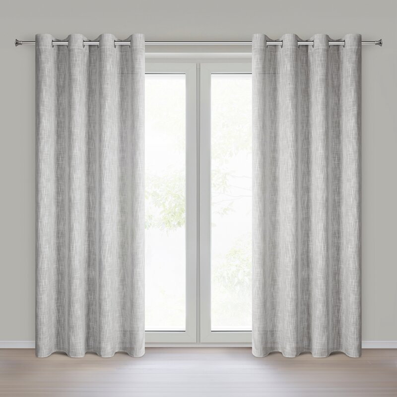 Zasłona gotowa Madi beżowa 140 X 250 CM – w stylu eko