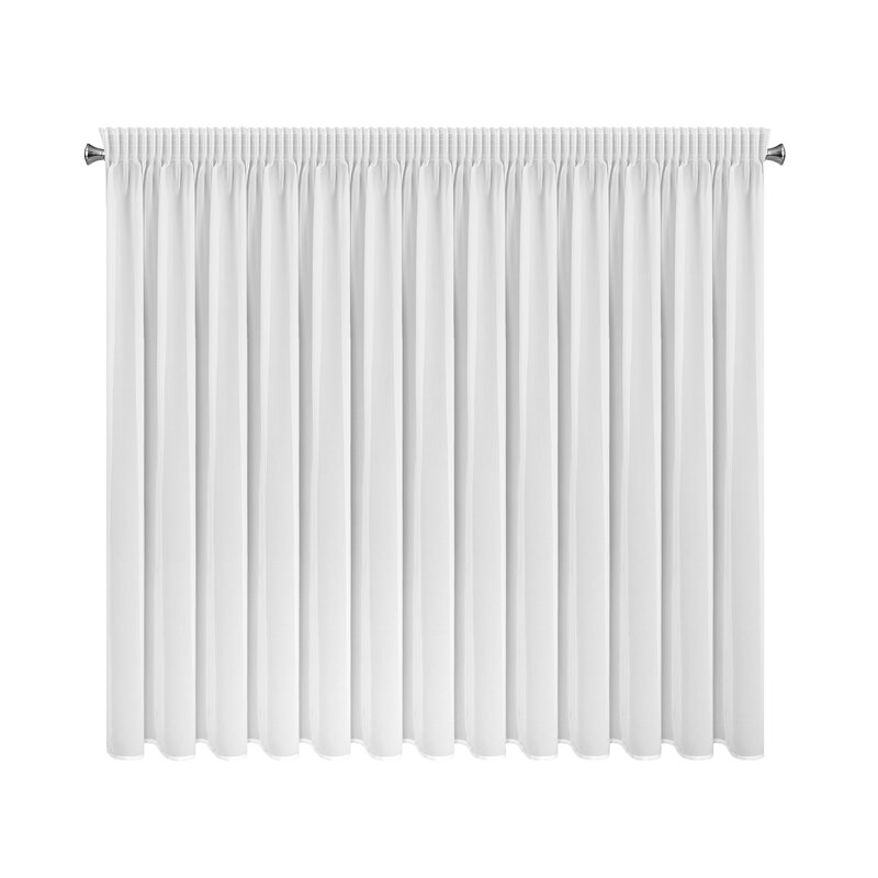 Firana gotowa Debra biała 400 X 160 cm – lekka i zwiewna