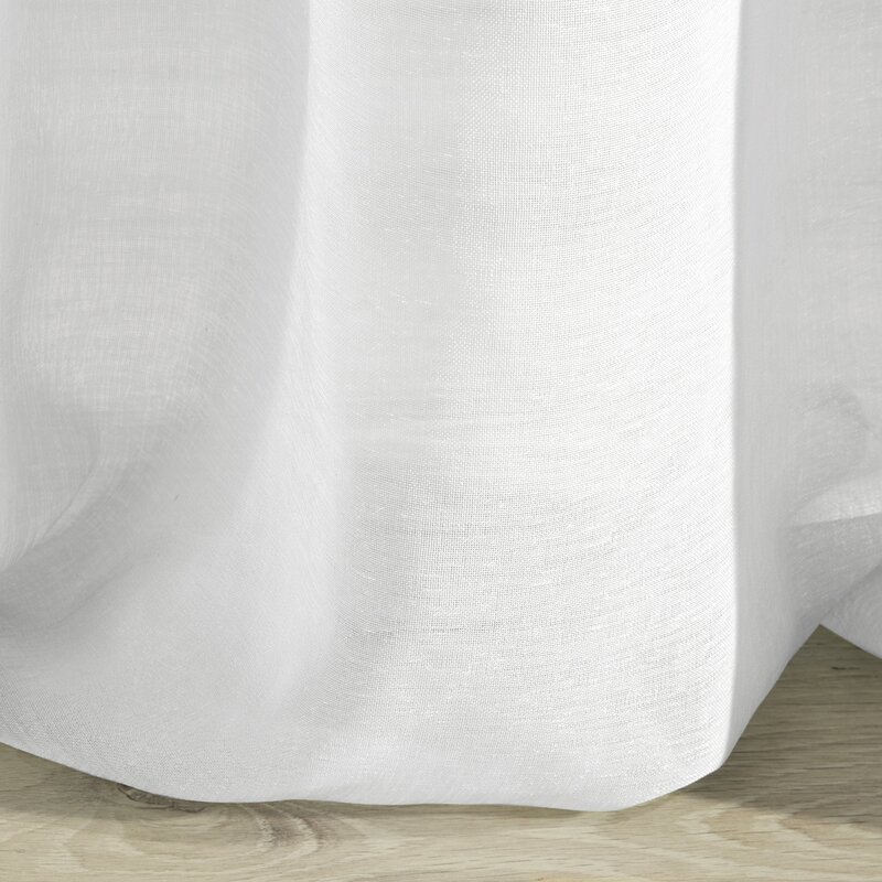 Firana gotowa Esim biała 140 X 250 cm – łatwa w prasowaniu