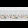 Zazdrostka gotowa Flowery biała 150 X 30 cm – z motywem roślinnym