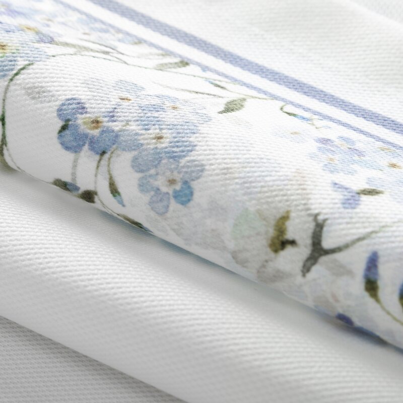 Biegacz stołowy Summer18 naturalny 40 X 140 CM – z kwiatowym wzorem
