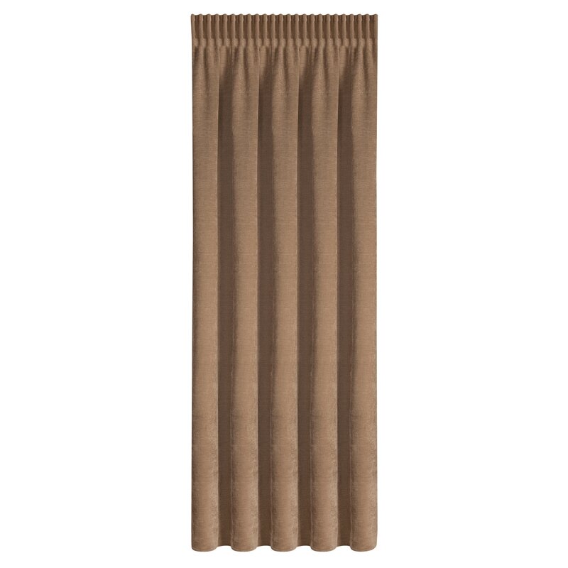 Zasłona gotowa NILO ruda 140 X 270 CM – miękka i przytulna