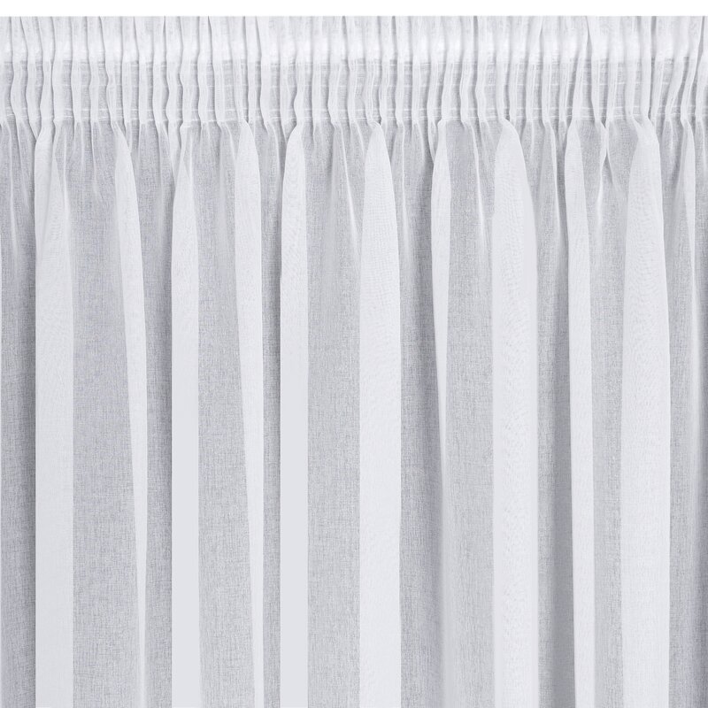 Firana gotowa Elpidia biała 140 X 270 CM – zapewnia prywatność