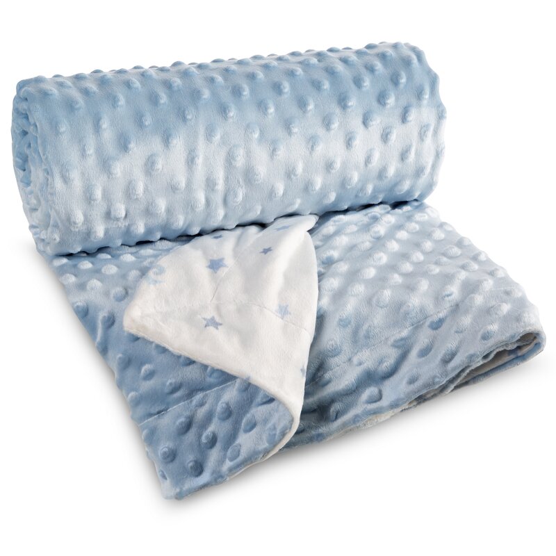 Kocyk dziecięcy Pierre Cardin BABY5 niebieski 110 X 140 CM – miękki i puszysty