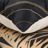 Komplet pościeli Victoria 9 Makosa czarno-złota 140X200 – stworzy styl glamour w sypialni