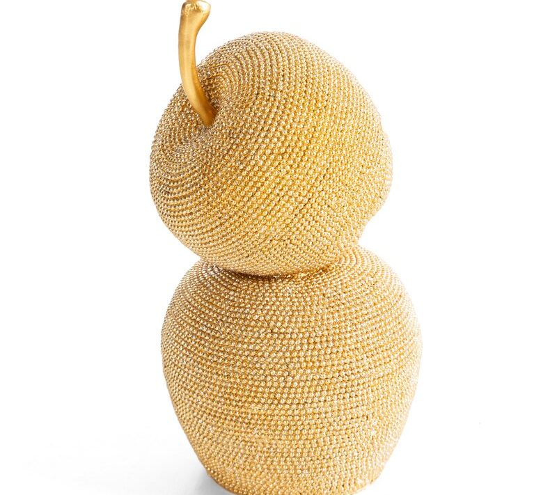 Figurka ceramiczna Eldo złota 10 X 10 X 19 CM – błyszcząca dekoracja