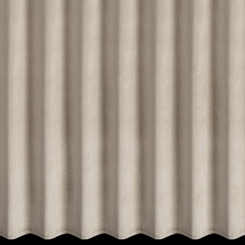 ZASŁONA GOTOWA D91 NAMI NA TAŚMIE 135 X 270 CM BEŻOWY