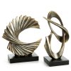 FIGURKA DEKORACYJNA ZOE 17 X 12 X 31 CM ZŁOTY