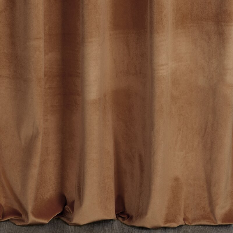 ZASŁONA GOTOWA D91 NAMI 135 X 250 CM JASNOBRĄZOWY