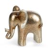 Figurka dekoracyjna TADEO (01) srebrna 17 X 8 X 17 CM – brokatowy słoń