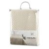 Narzuta welurowa D91 LUIZ9 kremowa 200 X 220 CM – miękka i przytulna