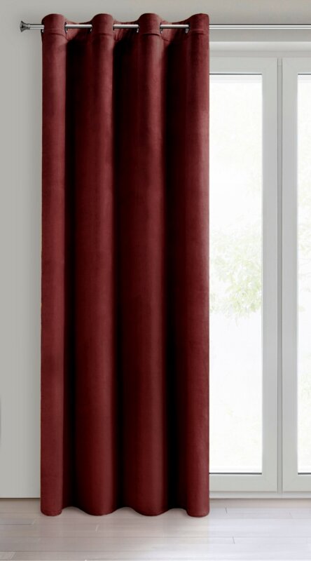 ZASŁONA GOTOWA D91 NAMI 135 X 250 CM BORDOWY