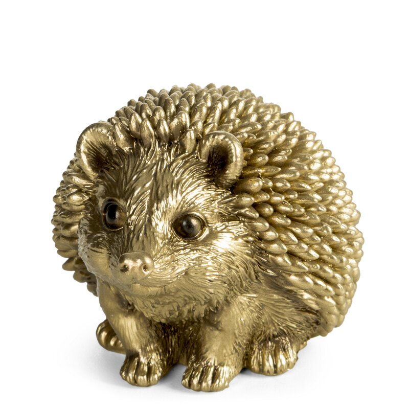 FIGURKA DEKORACYJNA HOG (03) 9 X 7 X 6 CM ZŁOTY