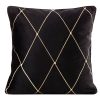 POSZEWKA DEKORACYJNA PIERRE CARDIN MARGO 45 X 45 CM CZARNY