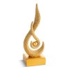 Figurka ceramiczna Eldo złota 9 X 5 X 18 CM – symbol miłości