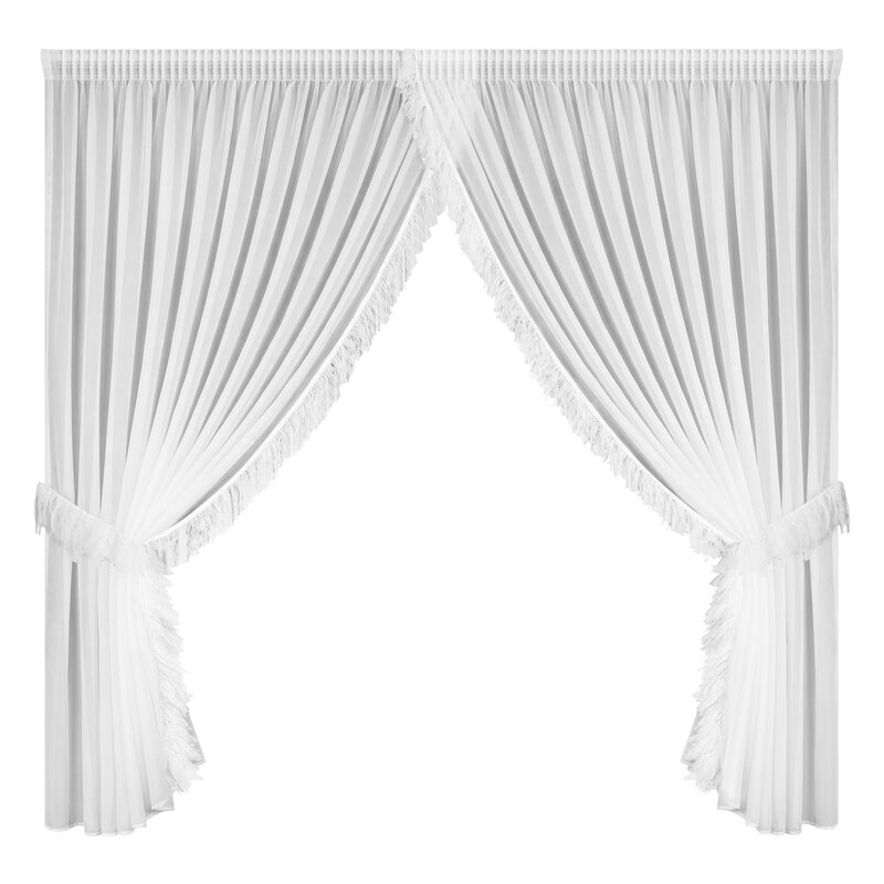 Firana gotowa Arabella 1 biała 400 X 250 CM – lekka i zwiewna