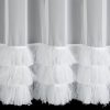 Firana gotowa Arabella 3 biała 400 X 160 CM – z ozdobną obszywką