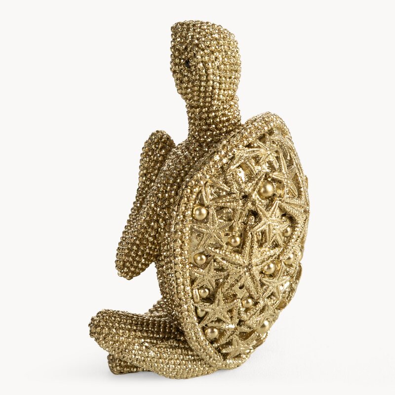 Figurka ceramiczna Eldo szampańska 8 X 5 X 11 cm – z subtelnym blaskiem
