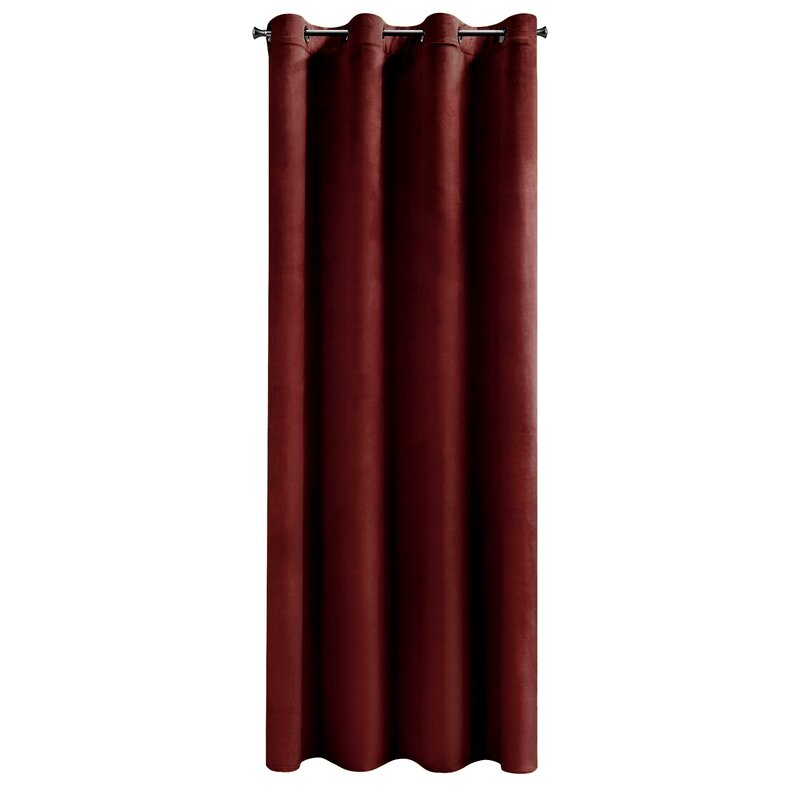 ZASŁONA GOTOWA D91 NAMI 135 X 250 CM BORDOWY