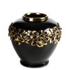 Wazon ceramiczny MARY kremowy 23 X 23 X 20 CM – do kompozycji kwiatowych