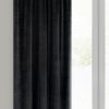 ZASŁONA GOTOWA D91 NAMI NA TAŚMIE 135 X 270 CM CZARNY
