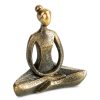 Figurka ceramiczna Eldo złota 8 X 5 X 21 CM – na komodę i biurko
