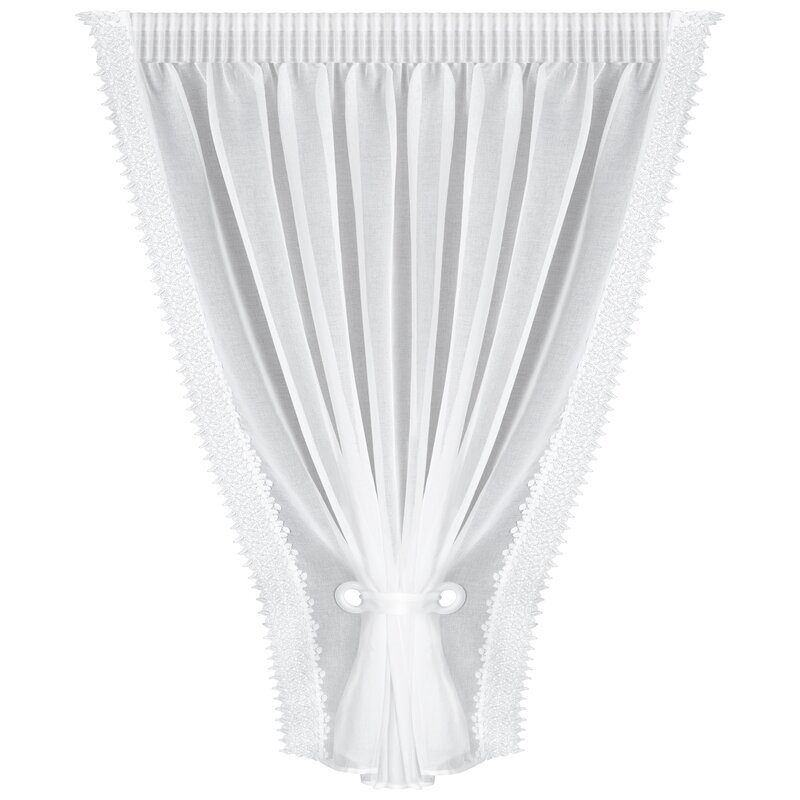 Firana gotowa Hestia 2 biała 200 X 160 cm – pięknie rozprasza światło