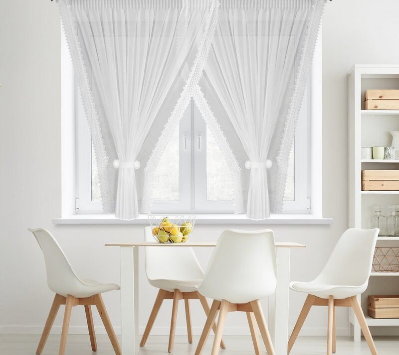 Firana gotowa Hestia 3 biała 400 X 160 cm – lekka i elegancka