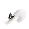 Figurka ceramiczna Alina biała 14 X 6 X 14 cm – stylowa ozdoba wnętrz