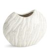 Wazon ceramiczny Ada biały 13 X 7 X 35 CM – na susze i kwiaty