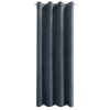 ZASŁONA GOTOWA D91 NAMI 135 X 250 CM CIEMNONIEBIESKI